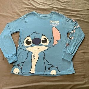 Disney Lilo & Stitch long sleeved shirt juniors sz 1